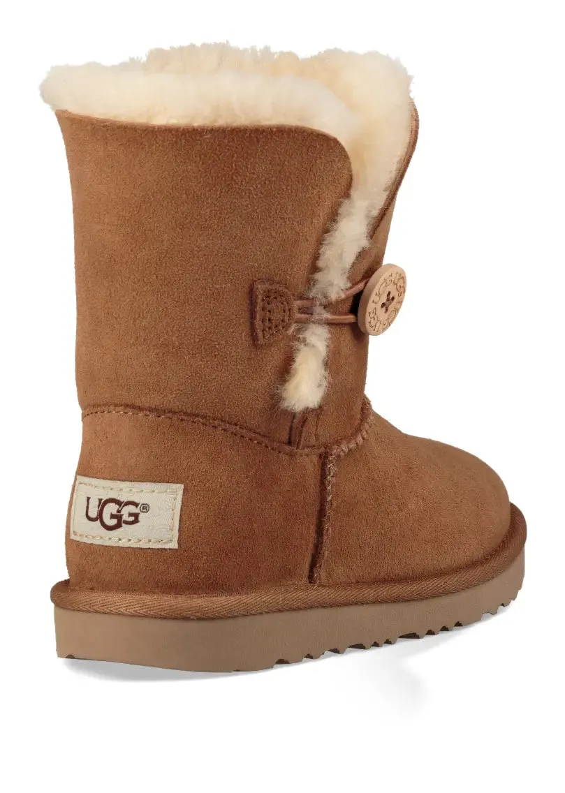 Kids UGG Bailey Button II  Cozy Sheepskin Boot with Versatile Style