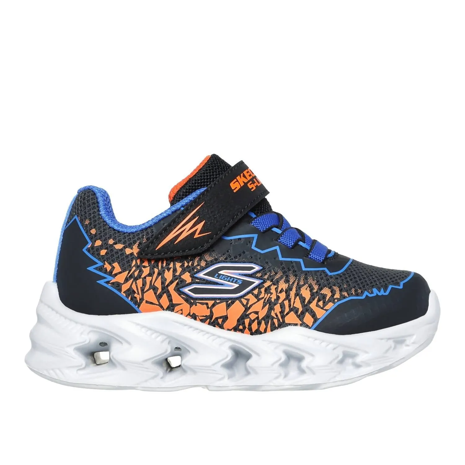 Kid's Vortex 2.0 Zorento Sneaker In Black Blue Orange