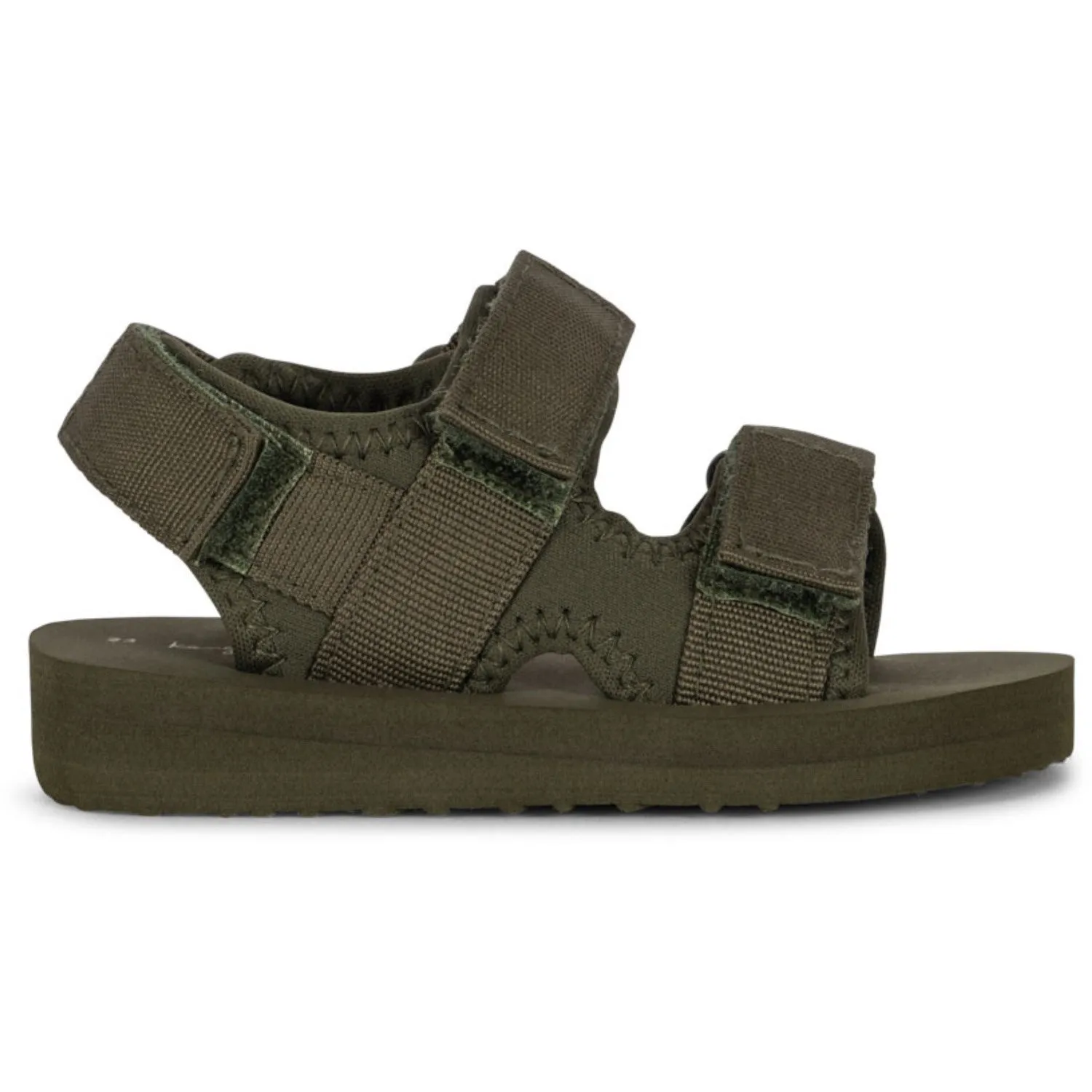 Konges Sljd Burnt Olive Sun Sandal Solid