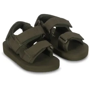 Konges Sljd Burnt Olive Sun Sandal Solid