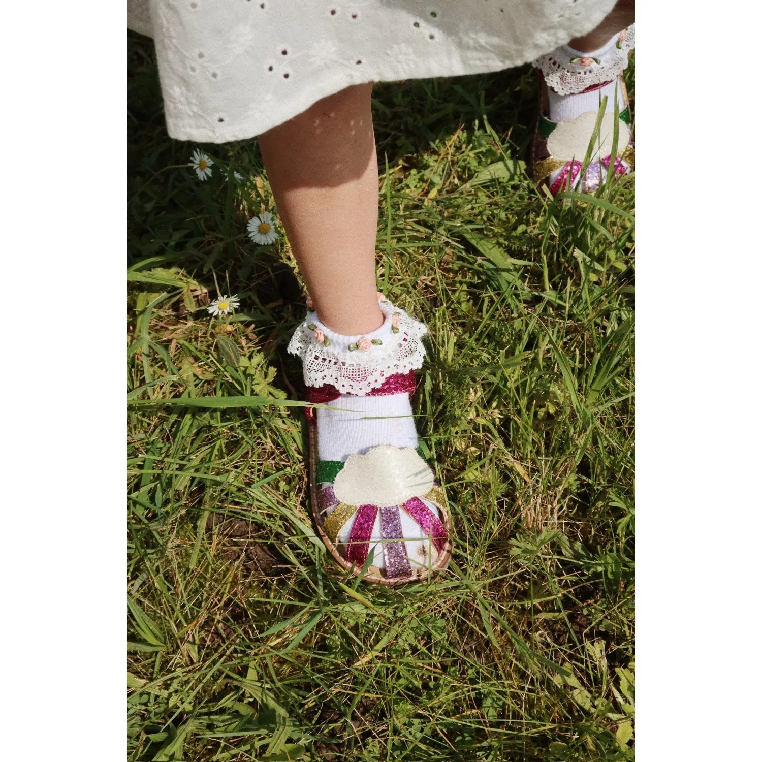 Konges Sljd Flamingo Plume Rainbow Sandal