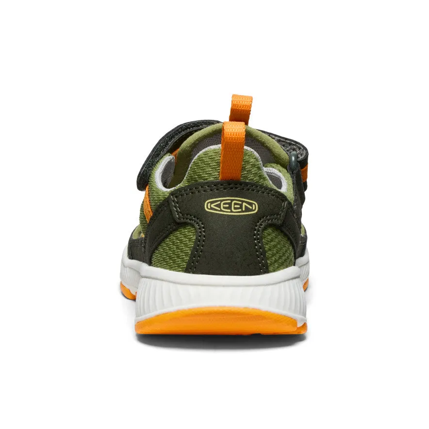Little Kids' Motozoa Sandal  |  Forest Night/Bright Marigold