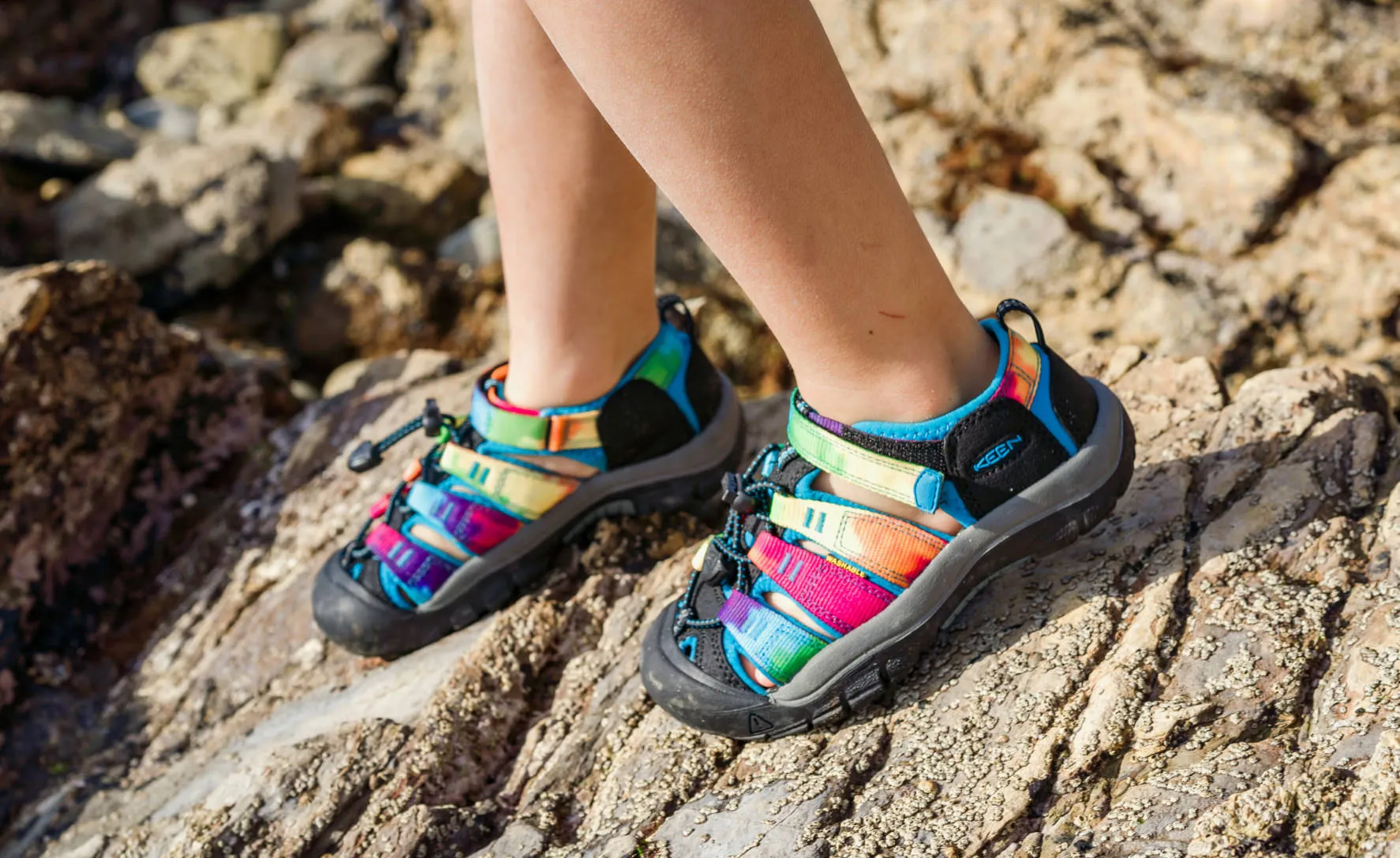 Little Kids' Newport H2  |  Black/KEEN Yellow