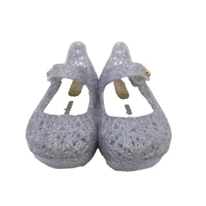 Mini Melissa Girls Silver Shoes