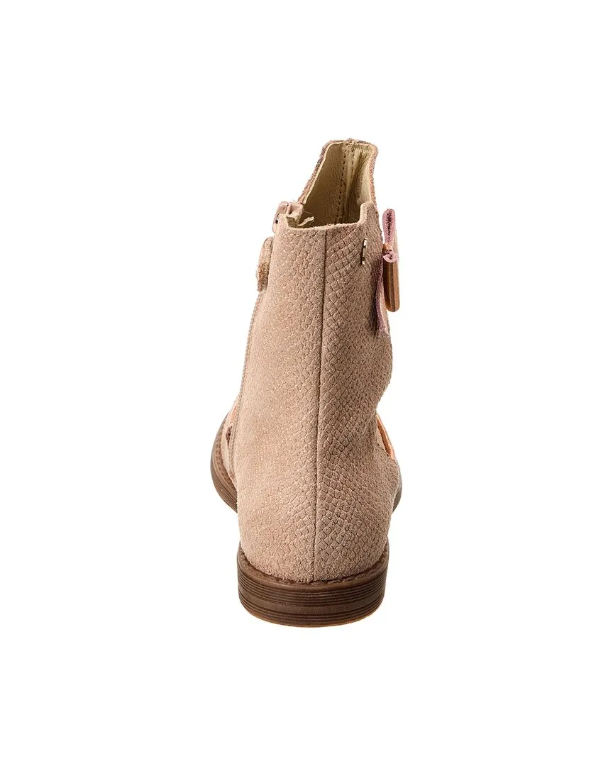 Naturino Morein Lizard-Embossed Leather Boot