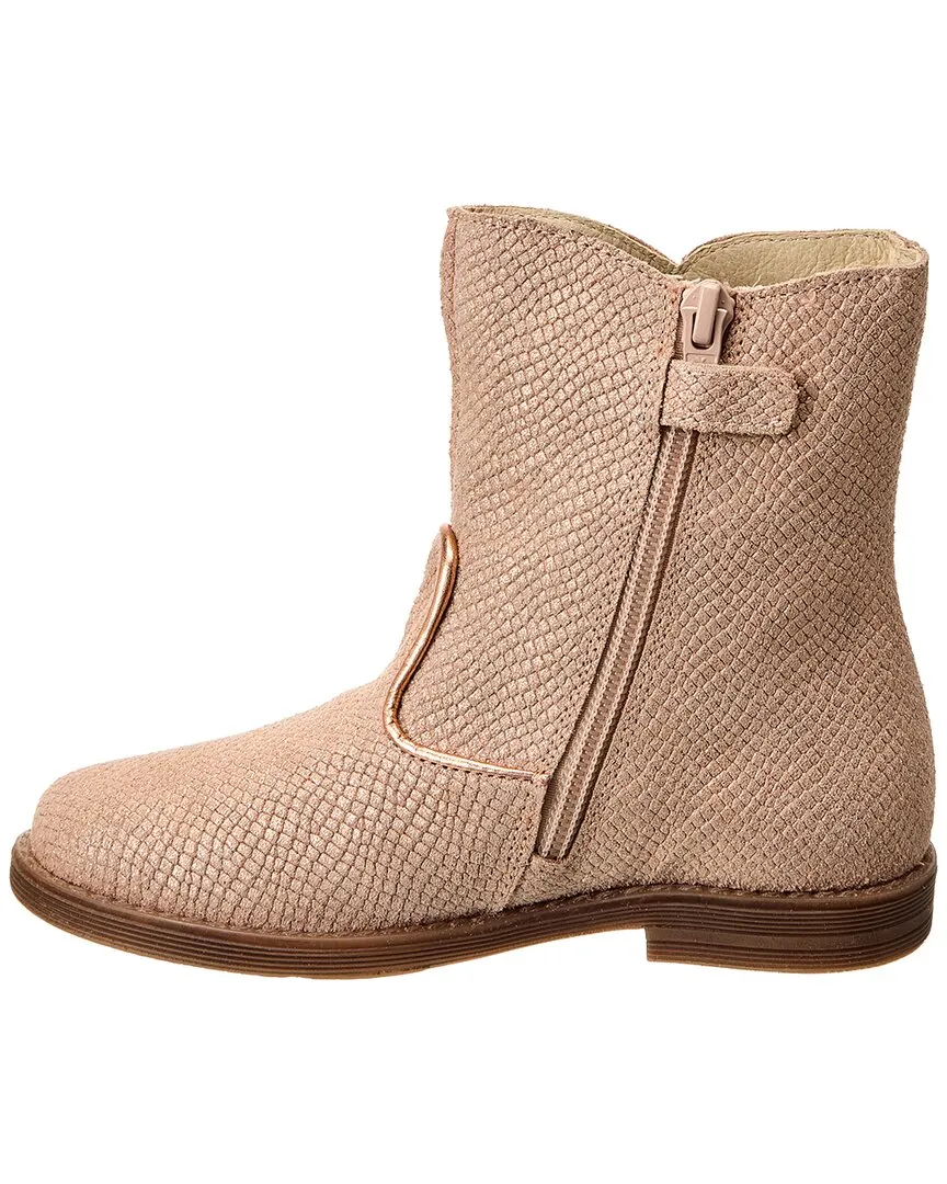 Naturino Morein Lizard-Embossed Leather Boot