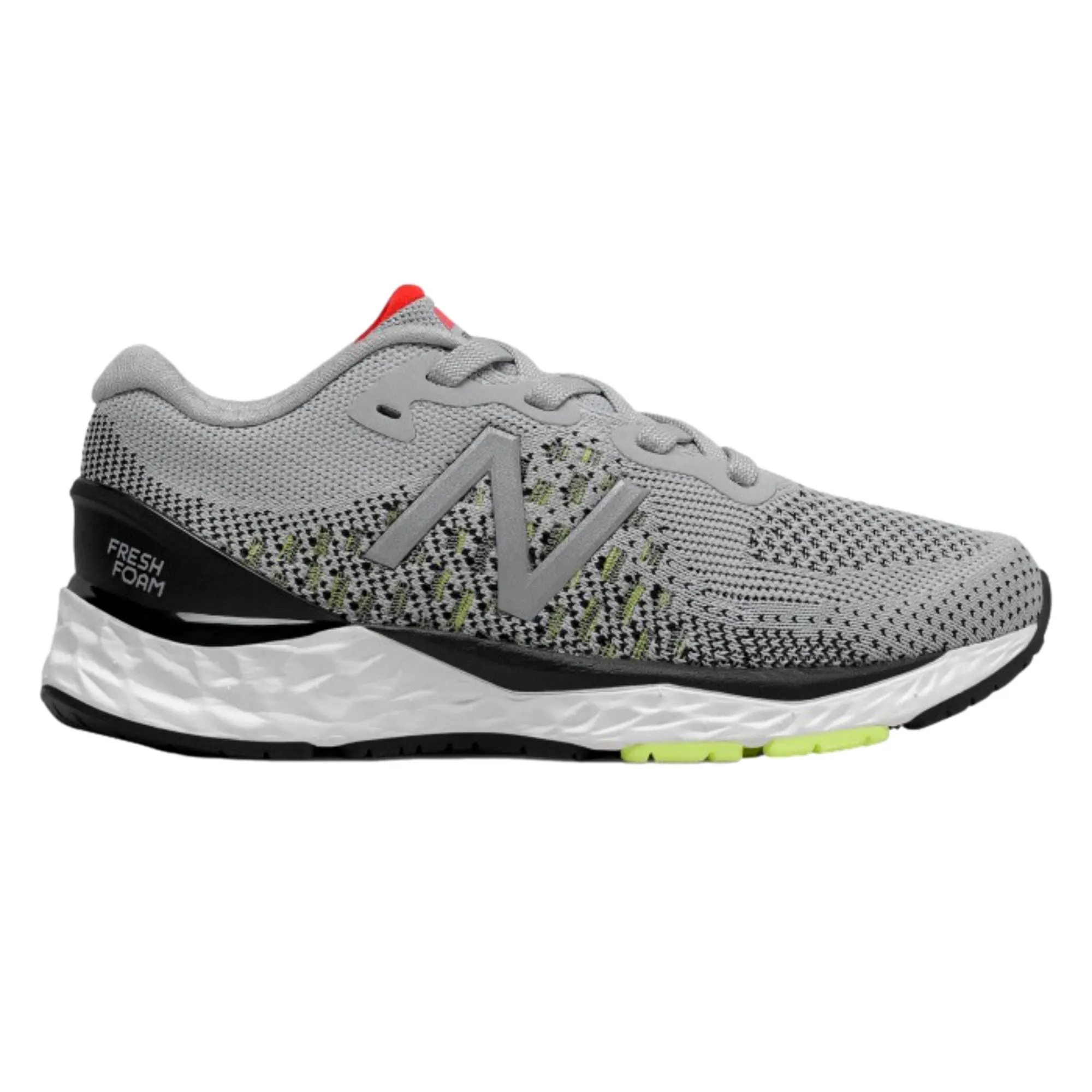 New Balance Fresh Foam x 880 V10 Silver Mink/Black/Lemon Slush  YP880G10 Grade-School