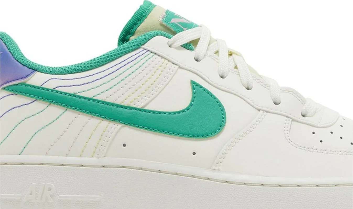 Nike Air Force 1 Low LV8 3 Heel Stitch Sail Stadium Green (GS)