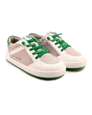 Old Soles Jet Leather & Canvas Sneaker