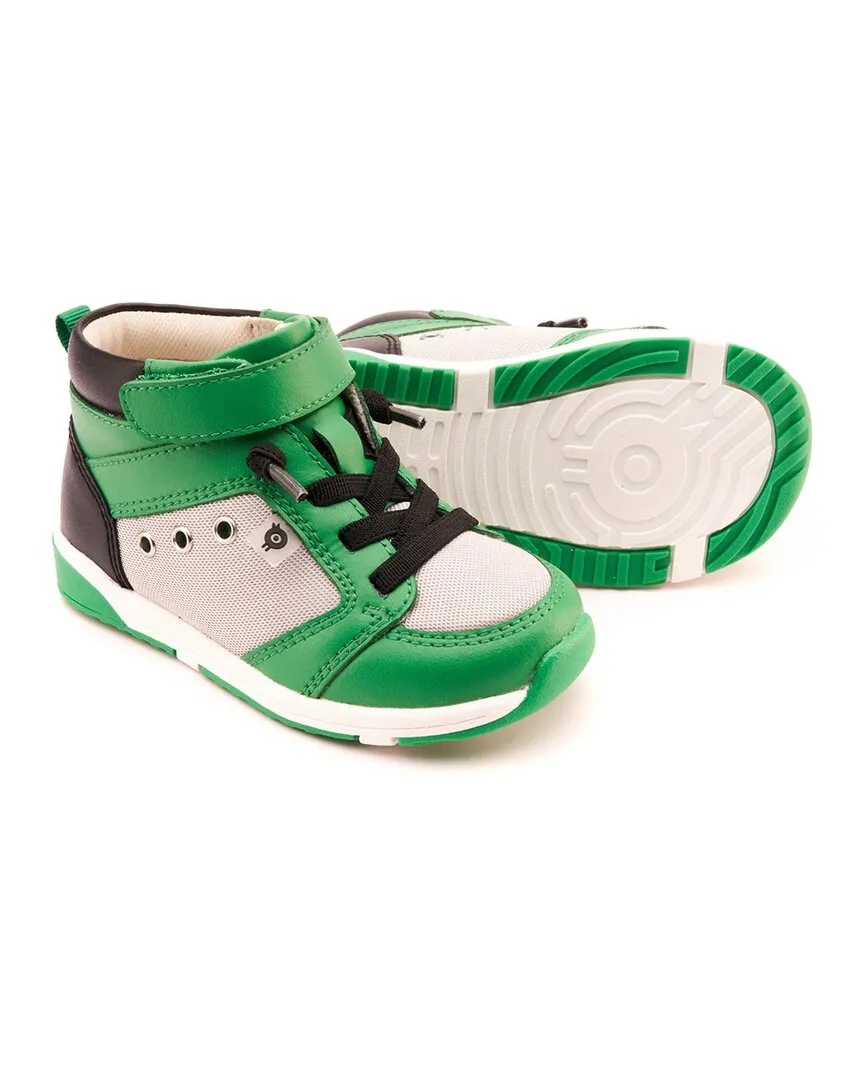 Old Soles Squad Mesh & Leather High-Top Sneaker