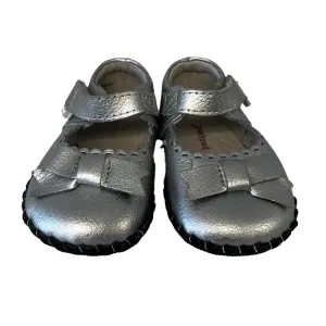 Pediped Girls Silver Shoes