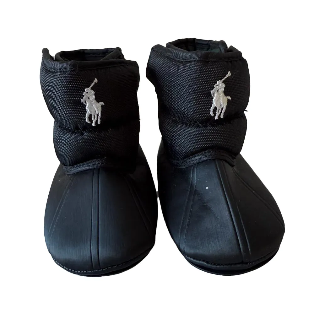 Polo Boys Black Boots