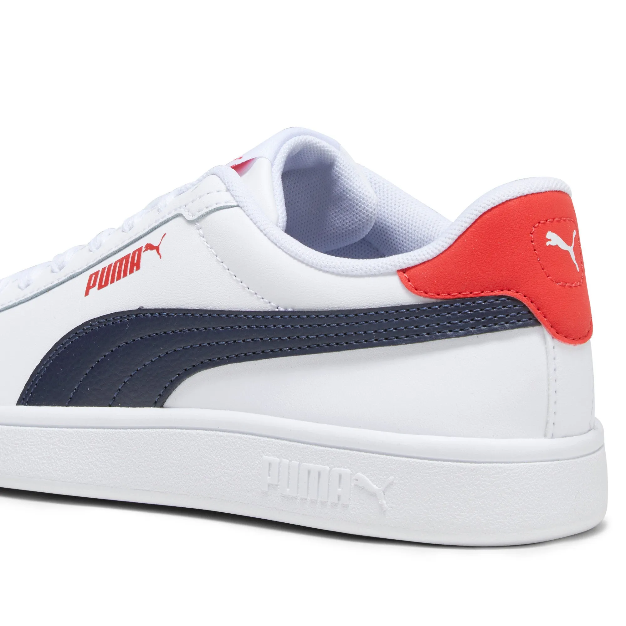 PUMA Big Kids' Smash 3.0 Leather Sneakers