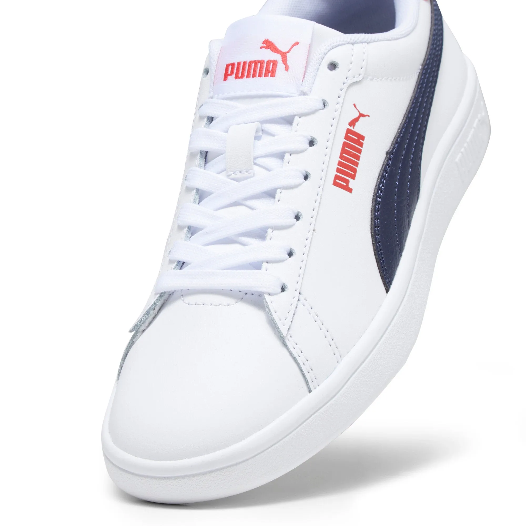 PUMA Big Kids' Smash 3.0 Leather Sneakers