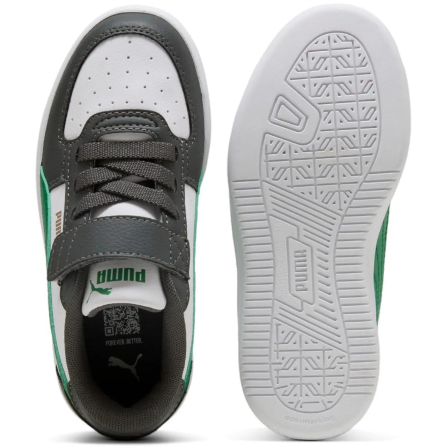 Puma Gray Caven 2.0 AC  PS Sneakers