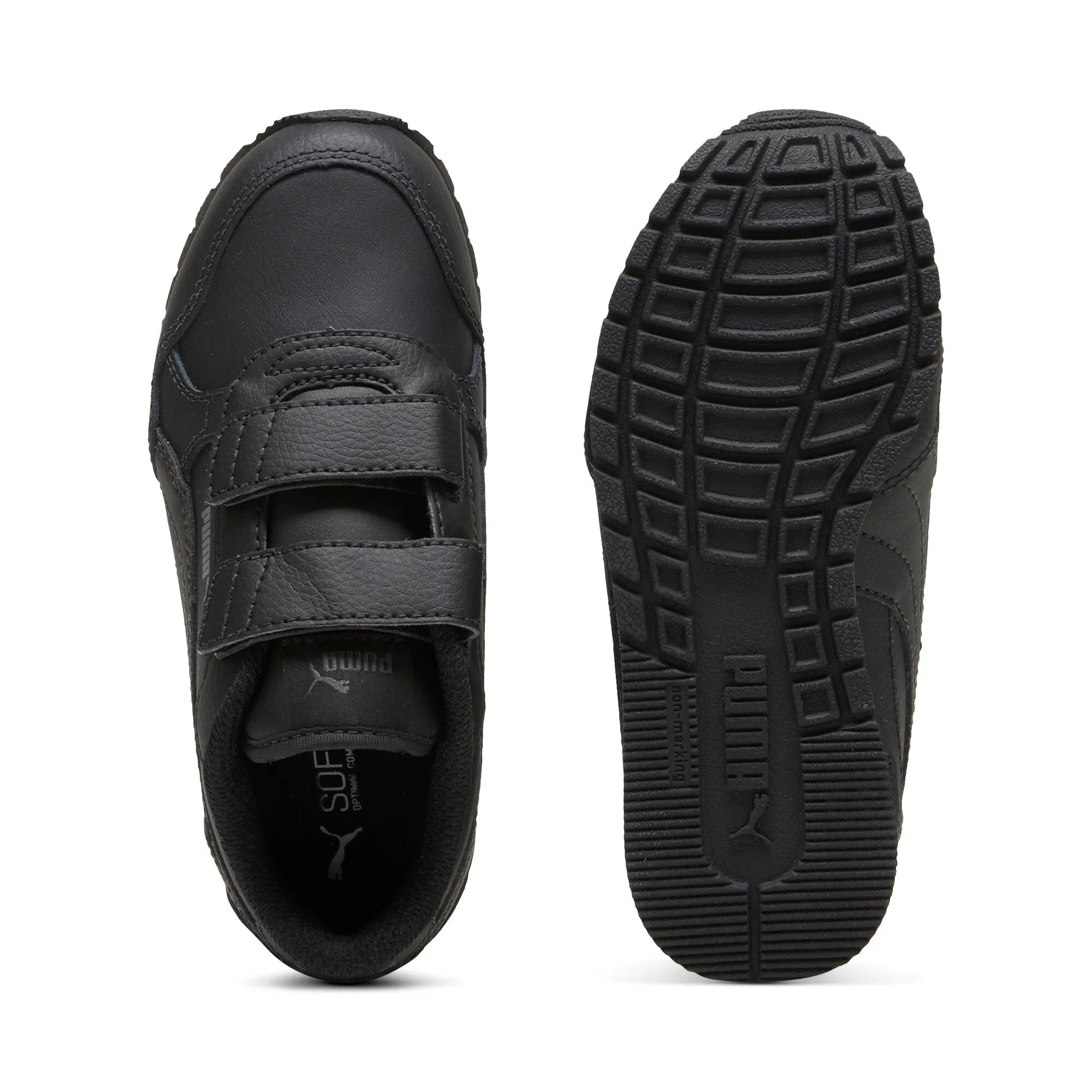 PUMA Little Kids ST Runner v4 Leather Sneakers