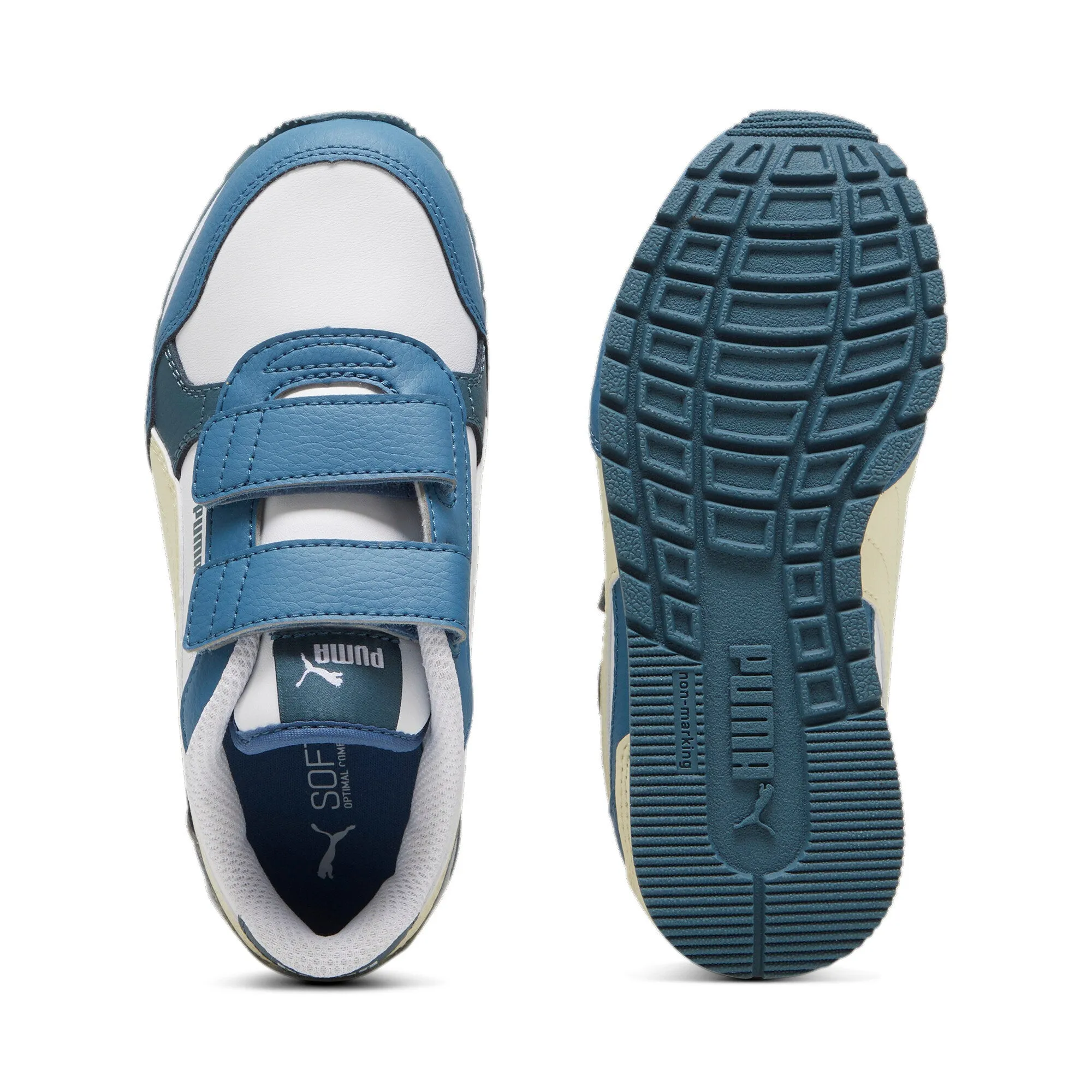 PUMA Little Kids ST Runner v4 Leather Sneakers