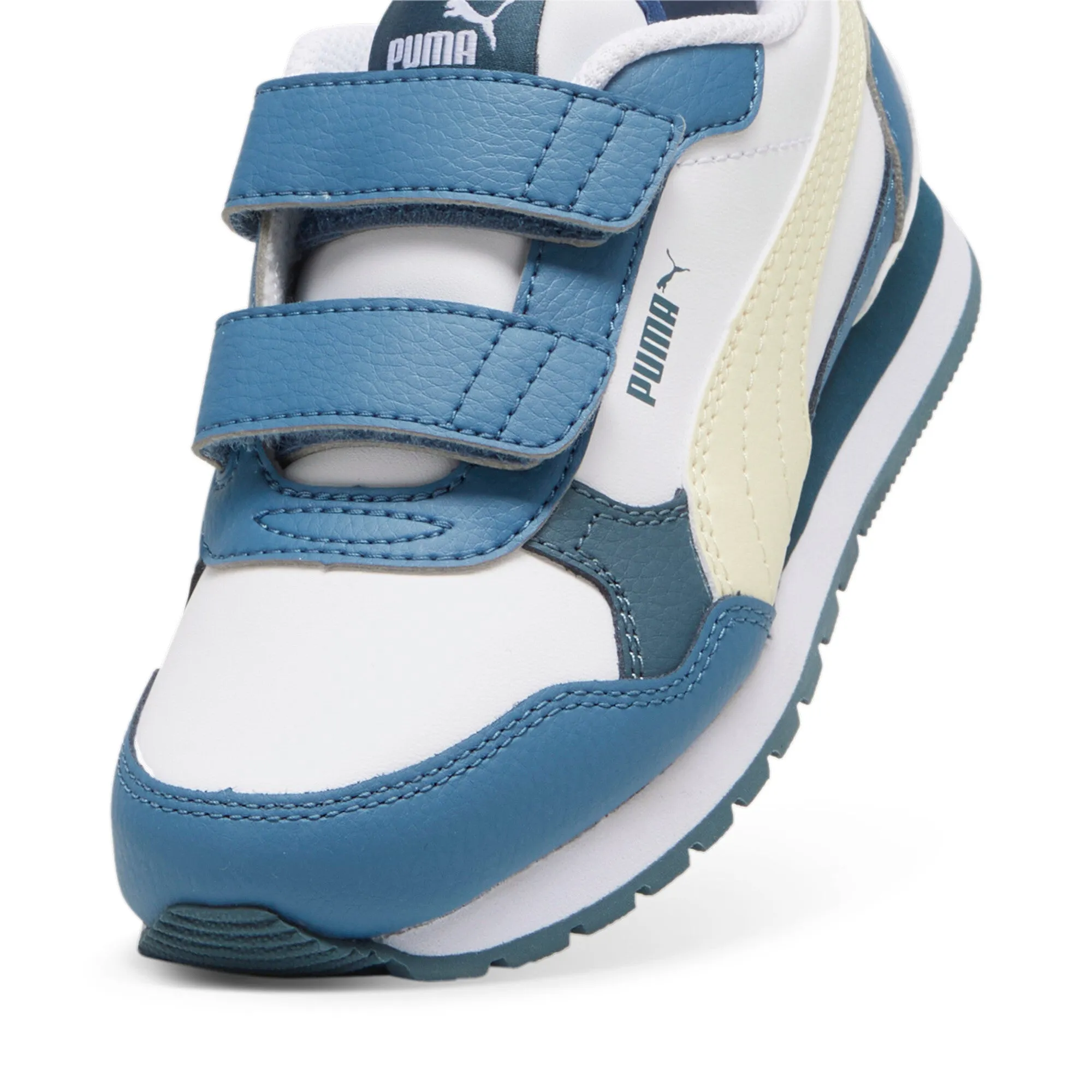 PUMA Little Kids ST Runner v4 Leather Sneakers