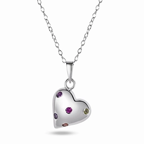 Silver Heart Necklaces