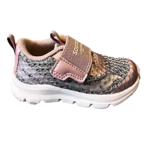 Saucony Girls Purple | Silver Sneakers