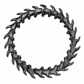 Shaun Leane Serpent Trace Sterling Silver Black Rhodium Wide Bracelet