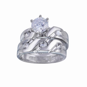 Sterling Silver Engagement Rings