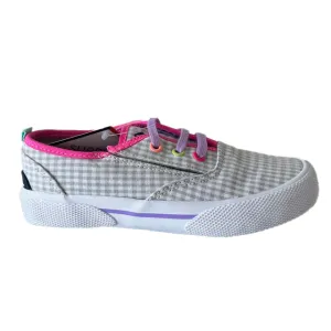 Sperry Girls Gray | White | Pink Sneakers