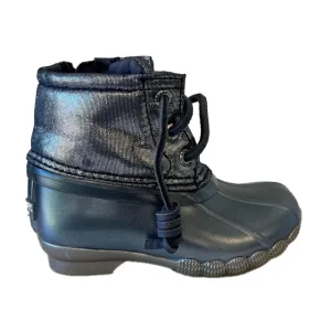 Sperry Girls Silver Boots