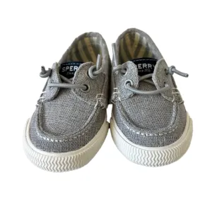 Sperry Girls Silver Shoes