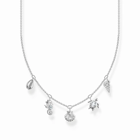 Thomas Sabo Charm Club Sterling Silver Sea Life Necklace