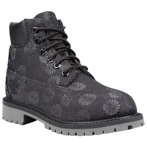 Timberland 6 Inch Classic Boot Black Floral  TB-0A177S-001 Grade-School