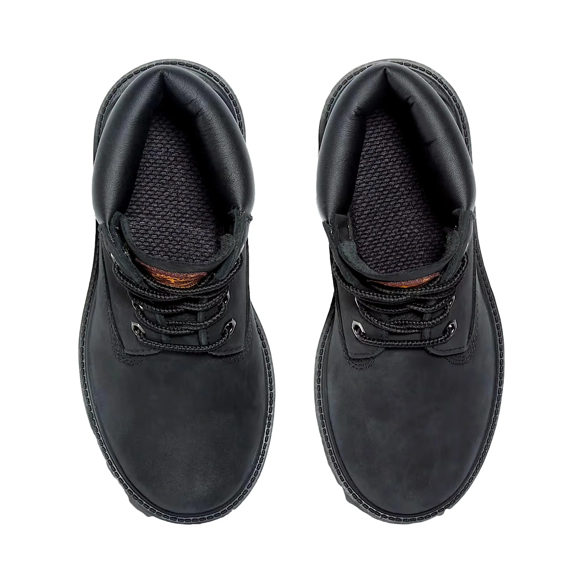 Timberland 6 Inch Classic Boot Black Nubuck  TB010710-001 Pre-School
