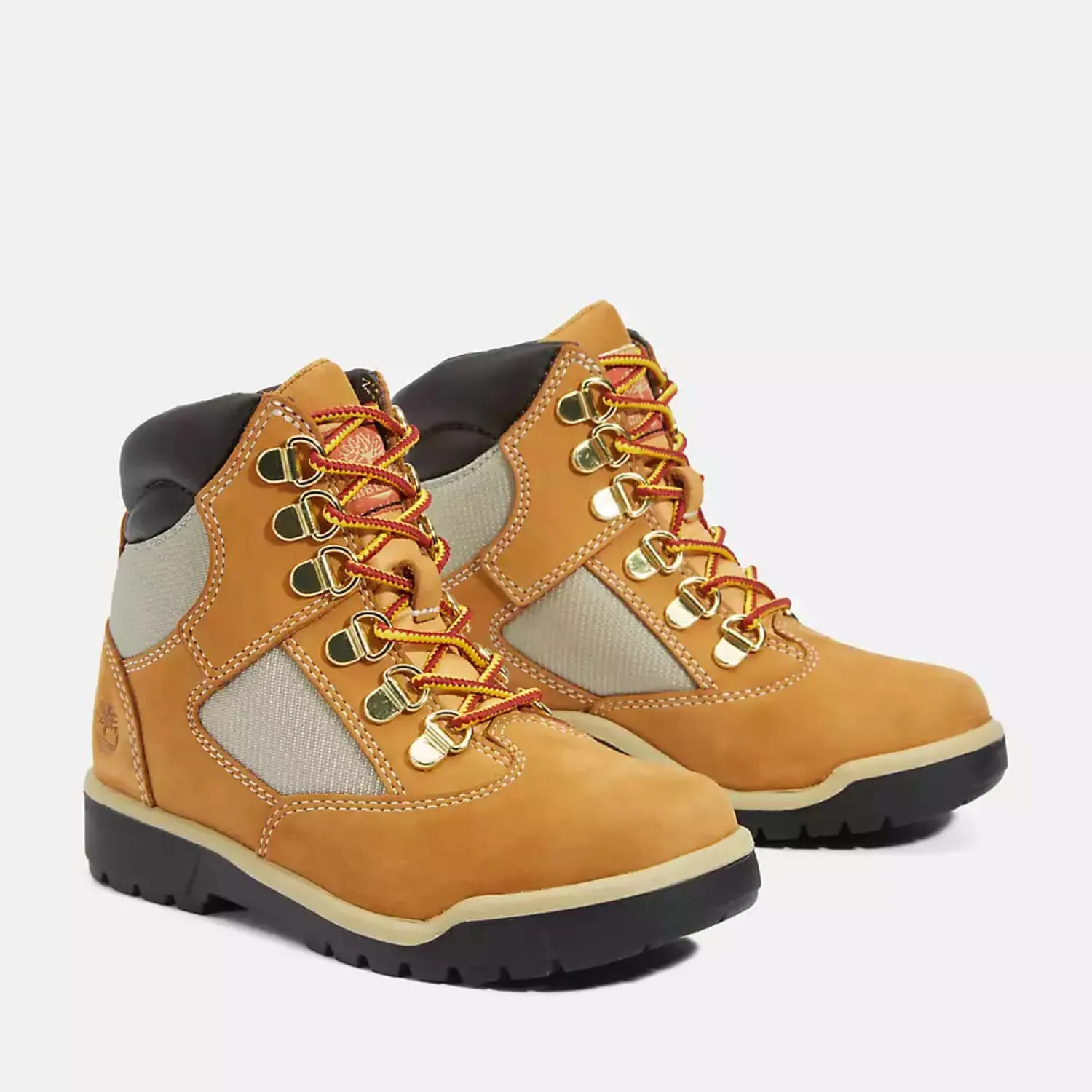 Timberland 6 Inch Field Boot Wheat Nubuck  TB-044993-231 Grade-School