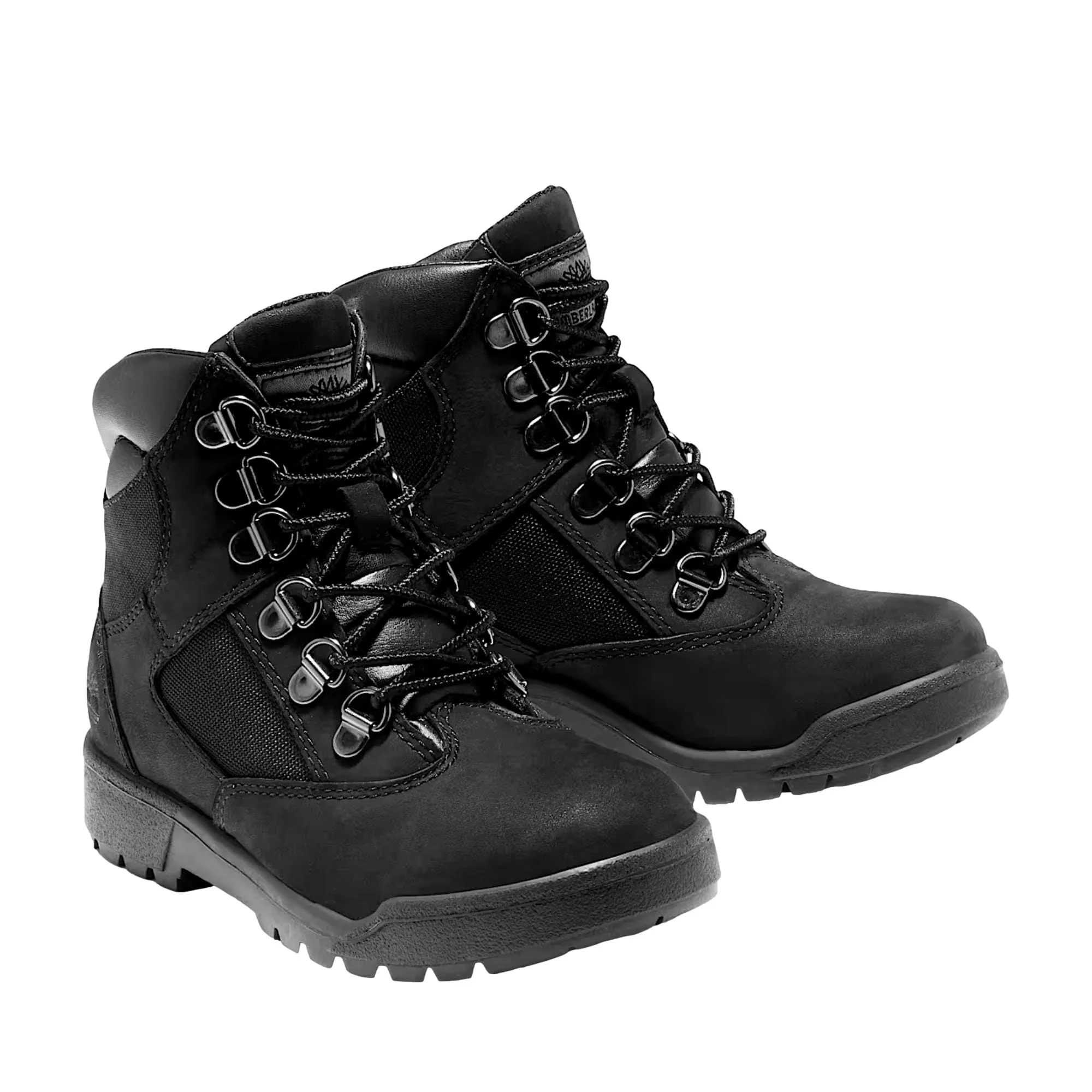 Timberland 6 Inch L/F Field Boot Black Nubuck  TB044990-001 Grade-School