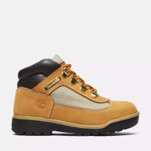 Timberland Field Boot L/F Mid Wheat Nubuck  TB-015945-713 Grade-School