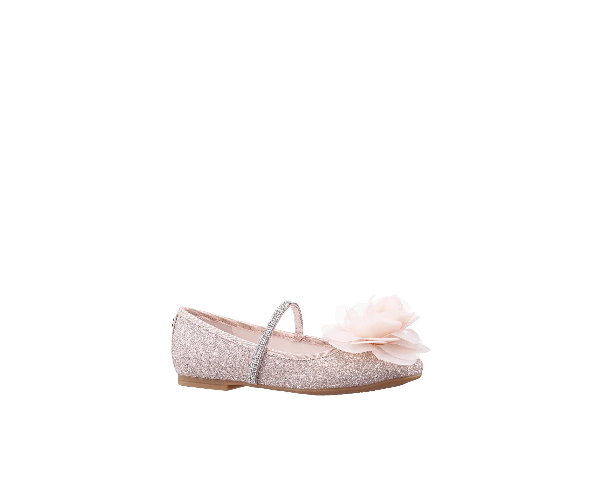 Toddler`s Natural Shimmer Ballet Flats