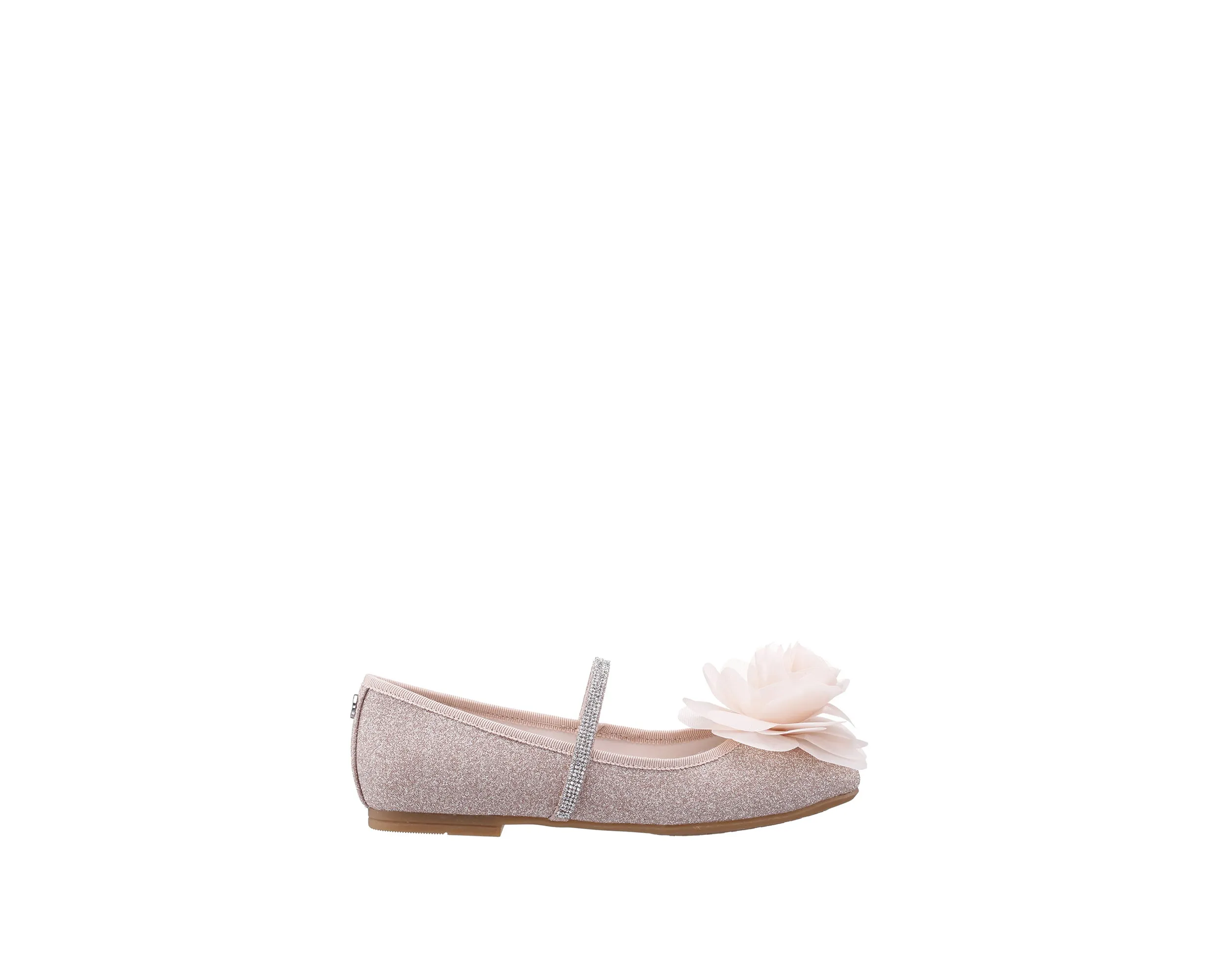 Toddler`s Natural Shimmer Ballet Flats