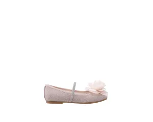 Toddler`s Natural Shimmer Ballet Flats