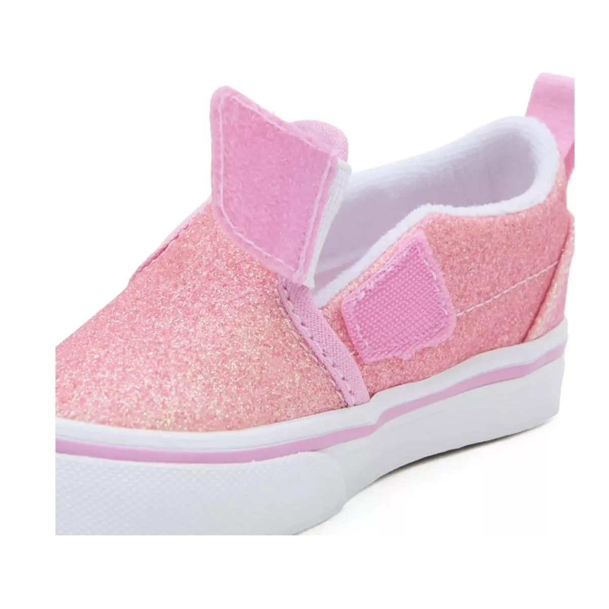 Toddlers Slip-On V Glitter 'Pink'