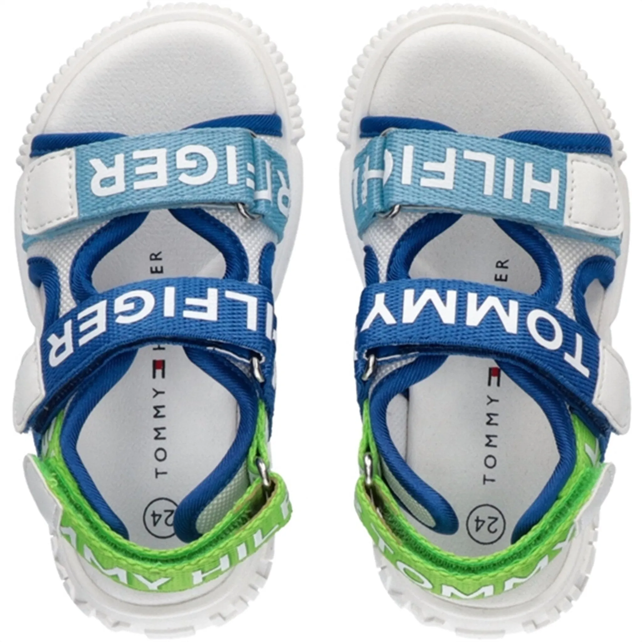 Tommy Hilfiger Logo Velcro Sandal White/Multi