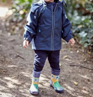 Tractor Wellies In Navy