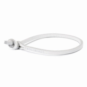 Trollbeads Bracelet White Leather