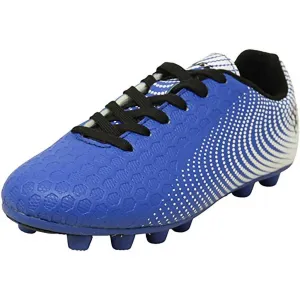 Unisex Kids Stealth Firm Ground Soccer Shoe In Blue/white