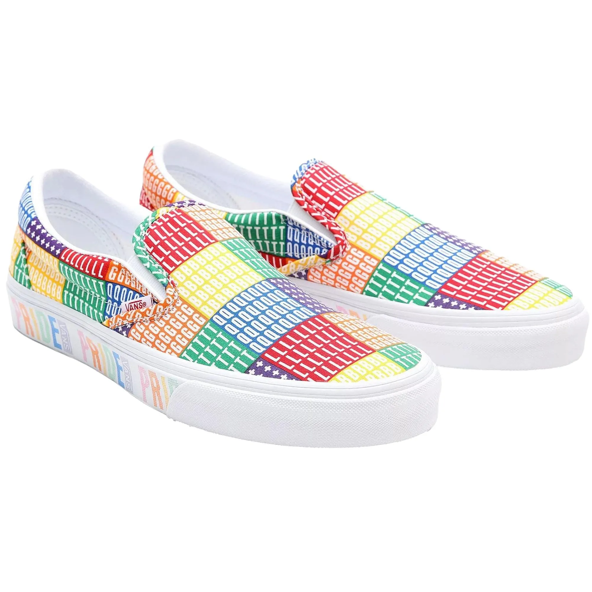 Vans Classic Slip-On Pride/Multi/True White  VN0A4BUT3WJ1 Pre-School