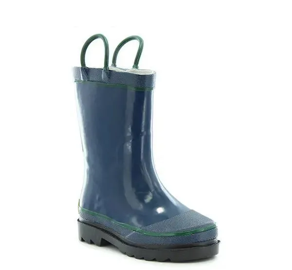 Washington Shoe Firechief 2 Navy  Classic Fireman Boots for Rainy Day Fun