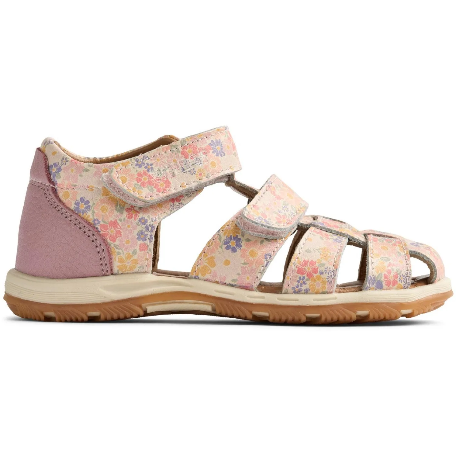 Wheat Multi Flowers Sandal Frei