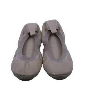 Yosi Samra Girls Beige Patent Shoes
