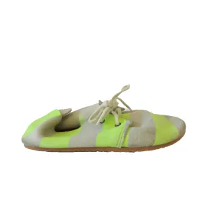 ZUZII Boys Gray | Green Stripe Shoes